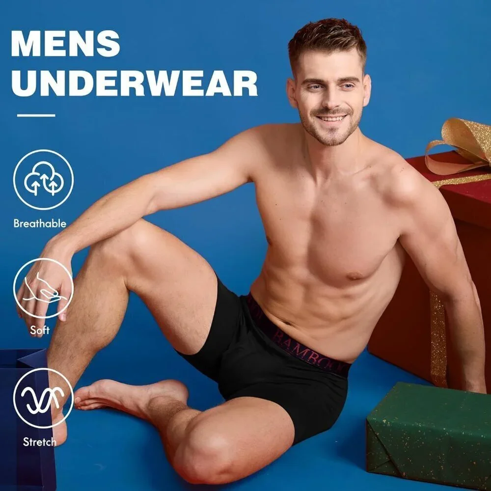 Men's Ultra ComfortSoft Underwear, Moisture Wicking & Breathable No Ride Up Boxe